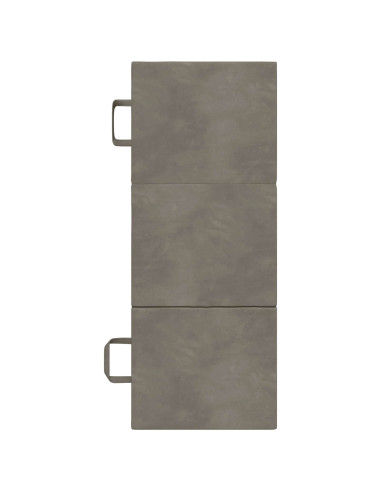 Divano Letto Pieghevole 90 x 67 x 45 cm Grigio Chiaro