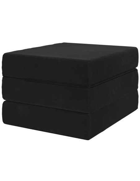 Divano Letto Pieghevole 90 x 67 x 45 cm Nero