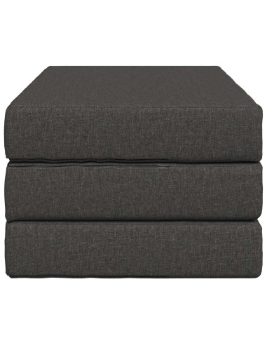 Divano Letto Pieghevole 100 x 67 x 45 cm Grigio Scuro