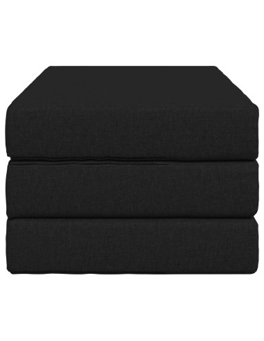 Divano Letto Pieghevole 100 x 67 x 45 cm Nero