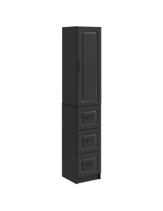 Set di armadi 2 pcs Nero 33 x 34,5 x 87 cm Legno ingegnerizzato