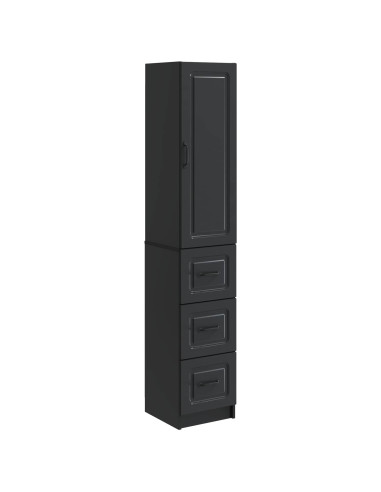 Set di armadi 2 pcs Nero 33 x 34,5 x 87 cm Legno ingegnerizzato