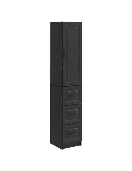 Set di armadi 2 pcs Nero 33 x 34,5 x 87 cm Legno ingegnerizzato