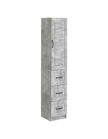 Set di armadi 2 pcs Grigio Cemento 33 x 34,5 x 87 cm