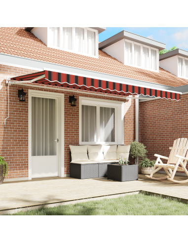 Struttura della tenda Arancione e Nero 350 x 200 cm
