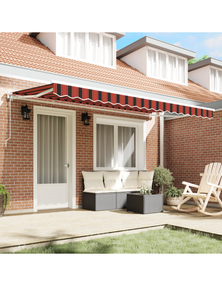 Struttura della tenda Arancione e Nero 350 x 200 cm
