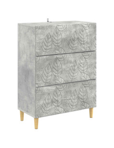 Mobile con Cassetti Grigio Cemento 66 x 34,5 x 90 cm