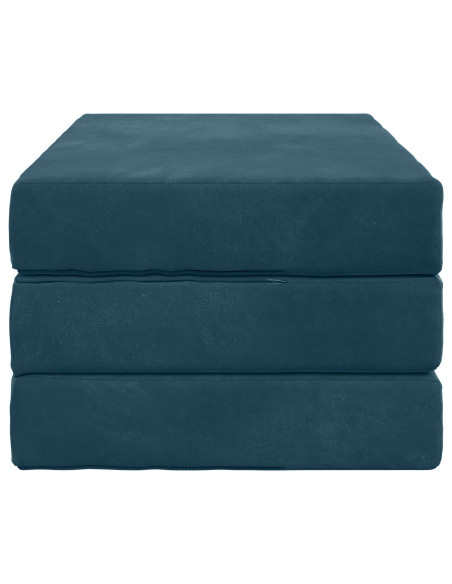 Divano Letto Pieghevole 100 x 67 x 45 cm Blu