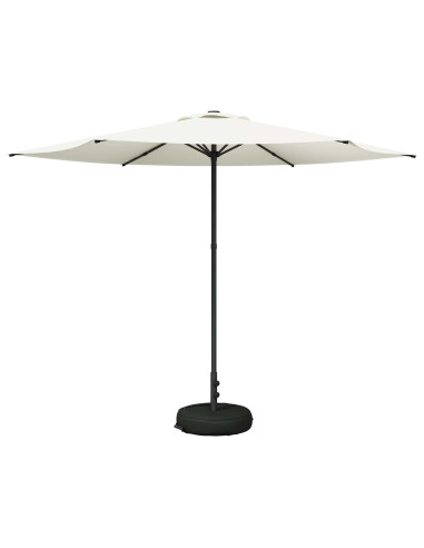 Ombrello da giardino 300 x 300 cm Poliestere Rettangolare Crema