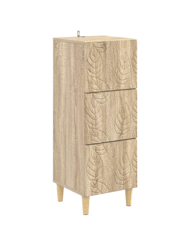 Mobile con Cassetti Rovere Sonoma 33 x 34,5 x 90 cm