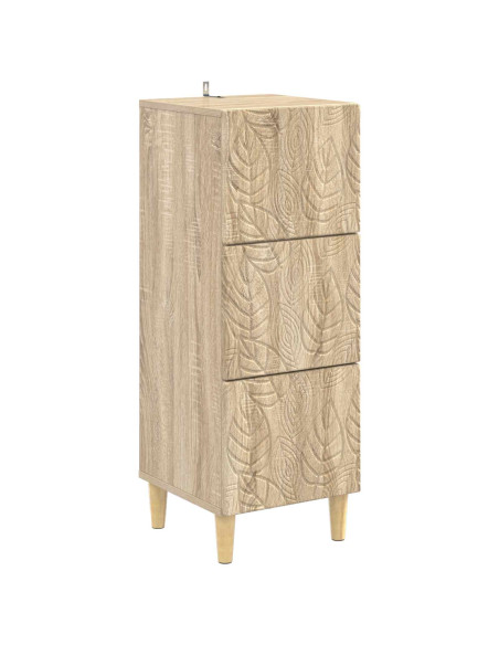 Mobile con Cassetti Rovere Sonoma 33 x 34,5 x 90 cm