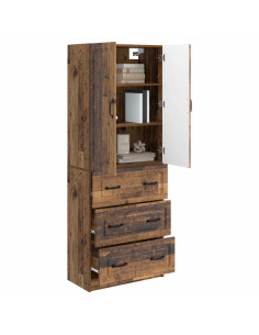 Set di armadi 2 pcs Legno antico 66 x 34,5 x 87 cm 2