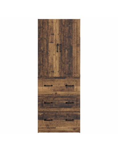 Set di armadi 2 pcs Legno antico 66 x 34,5 x 87 cm