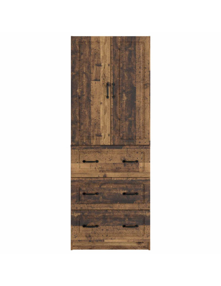 Set di armadi 2 pcs Legno antico 66 x 34,5 x 87 cm