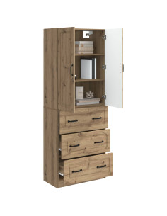 Set di armadi 2 pcs Rovere Artigianale 66 x 34,5 x 87 cm 2
