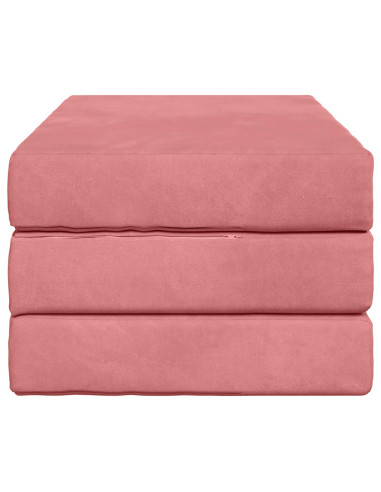Divano Letto Pieghevole 100 x 67 x 45 cm Rosa