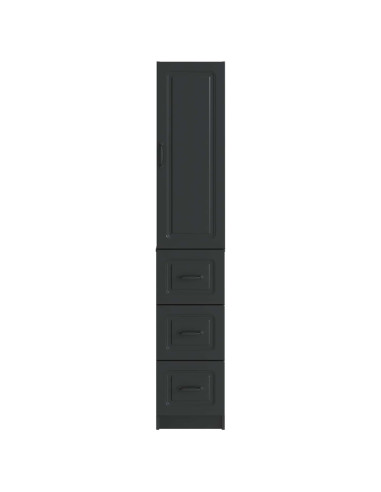 Set di armadi 2 pcs Nero 33 x 34,5 x 87 cm Legno ingegnerizzato
