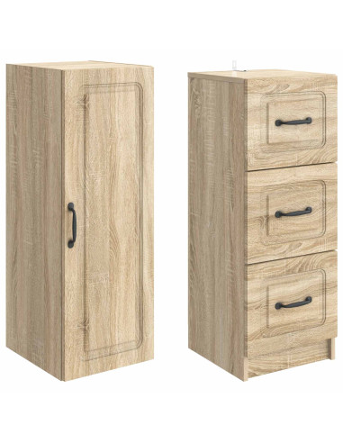 Set di armadi 2 pcs Rovere Sonoma 33 x 34,5 x 87 cm