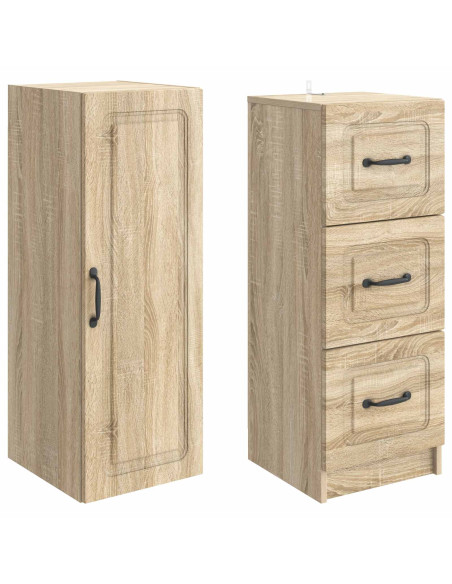 Set di armadi 2 pcs Rovere Sonoma 33 x 34,5 x 87 cm