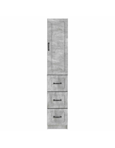 Set di armadi 2 pcs Grigio Cemento 33 x 34,5 x 87 cm