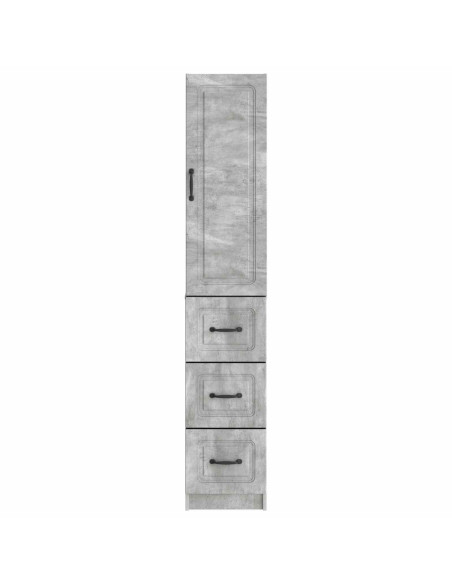 Set di armadi 2 pcs Grigio Cemento 33 x 34,5 x 87 cm