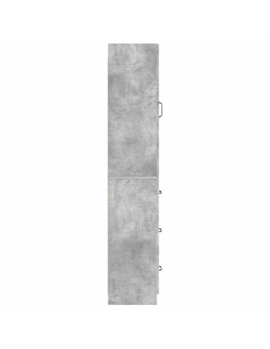 Set di armadi 2 pcs Grigio Cemento 33 x 34,5 x 87 cm