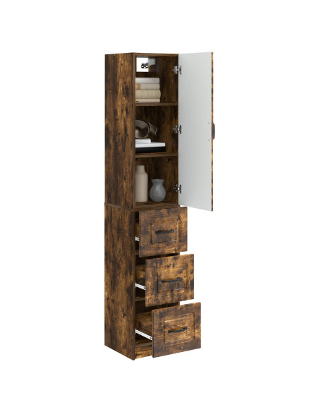 Set di armadi 2 pcs Rovere Fumo 33 x 34,5 x 87 cm