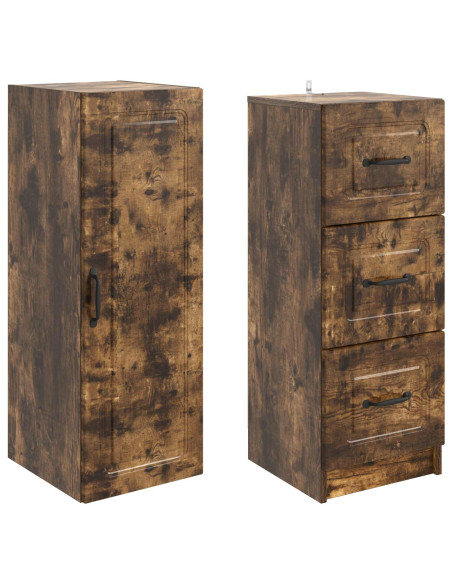 Set di armadi 2 pcs Rovere Fumo 33 x 34,5 x 87 cm