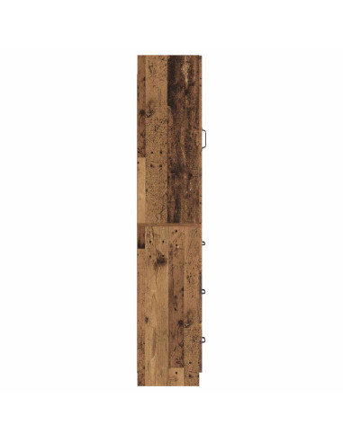 Set di armadi 2 pcs Legno antico 33 x 34,5 x 87 cm