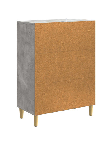 Mobile con Cassetti Grigio Cemento 66 x 34,5 x 90 cm
