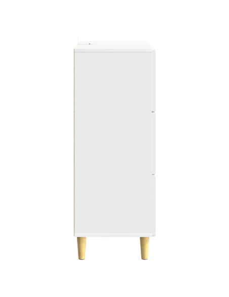 Mobile con Cassetti Bianco Lucido 66 x 34,5 x 90 cm