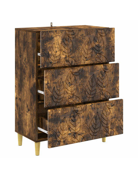 Mobile con Cassetti Rovere Fumo 66 x 34,5 x 90 cm