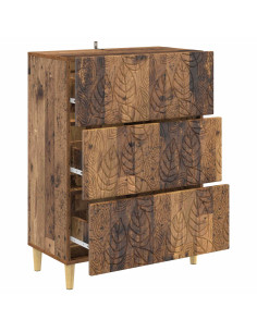 Mobile con Cassetti Legno antico 66 x 34,5 x 90 cm 2