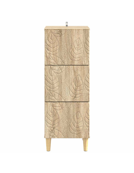 Mobile con Cassetti Rovere Sonoma 33 x 34,5 x 90 cm