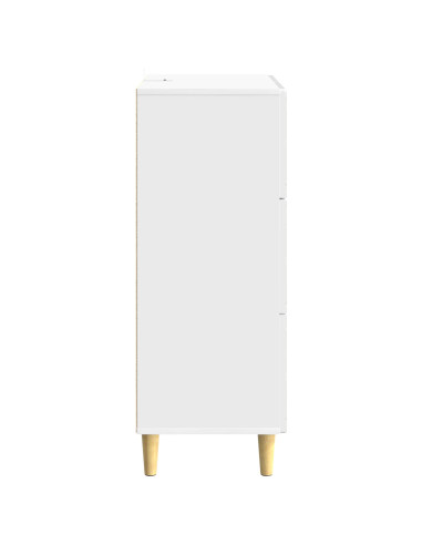 Mobile con Cassetti Bianco Lucido 33 x 34,5 x 90 cm