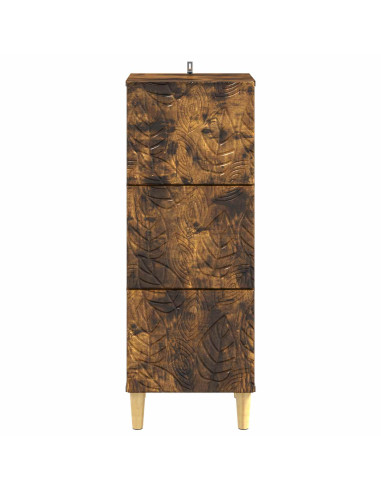 Mobile con Cassetti Rovere Fumo 33 x 34,5 x 90 cm