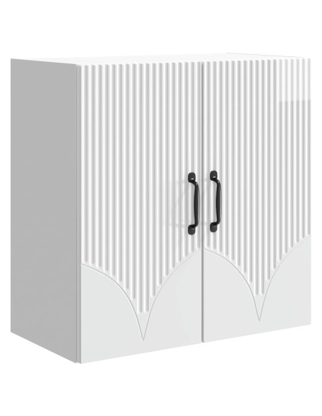 Mobiletto a muro Bianco Lucido 59 x 31 x 60 cm