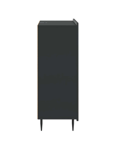 Credenza Nero 66 x 34,5 x 91,5 cm Legno ingegnerizzato