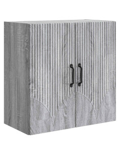 Mobiletto a muro Sonoma grigio 59 x 31 x 60 cm