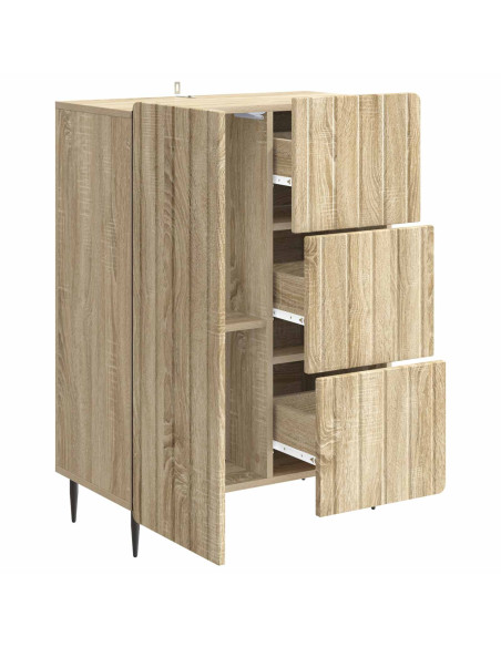 Credenza Rovere Sonoma 66 x 34,5 x 91,5 cm Legno ingegnerizzato