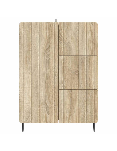 Credenza Rovere Sonoma 66 x 34,5 x 91,5 cm Legno ingegnerizzato