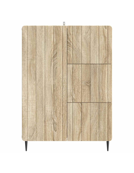 Credenza Rovere Sonoma 66 x 34,5 x 91,5 cm Legno ingegnerizzato
