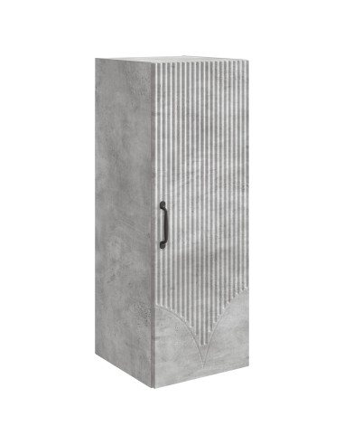 Mobiletto a muro Grigio Cemento 33 x 34,5 x 90 cm