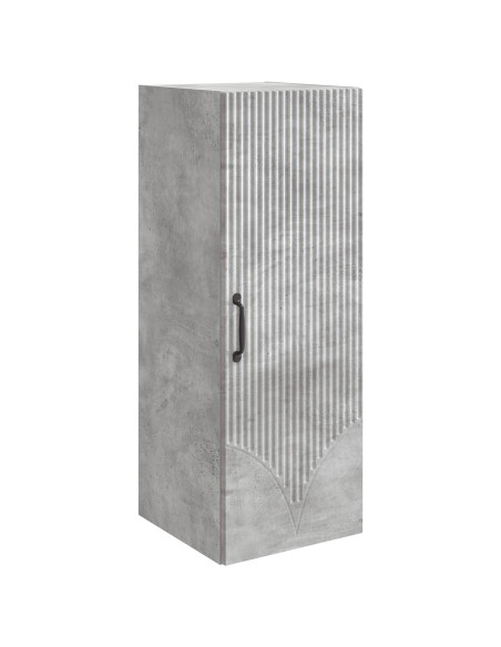 Mobiletto a muro Grigio Cemento 33 x 34,5 x 90 cm