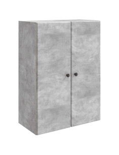Mobiletto a muro Grigio Cemento 66 x 34,5 x 90 cm