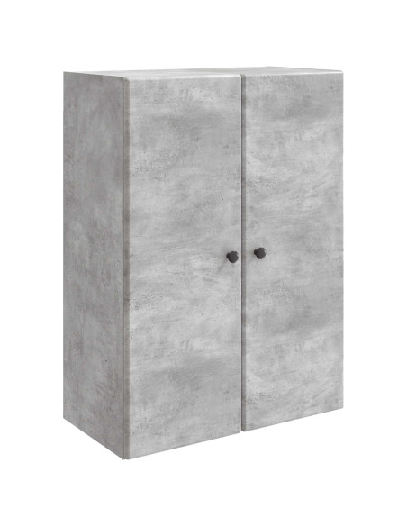 Mobiletto a muro Grigio Cemento 66 x 34,5 x 90 cm