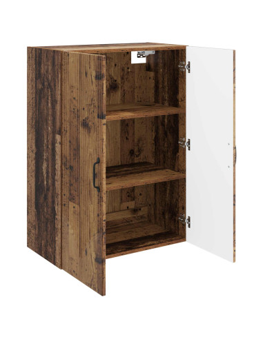 Mobiletto a muro Legno antico 66 x 34,5 x 90 cm