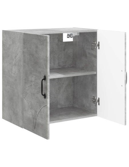 Mobiletto a muro Grigio Cemento 59 x 31 x 60 cm