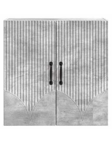 Mobiletto a muro Grigio Cemento 59 x 31 x 60 cm