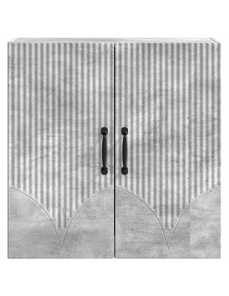 Mobiletto a muro Grigio Cemento 59 x 31 x 60 cm